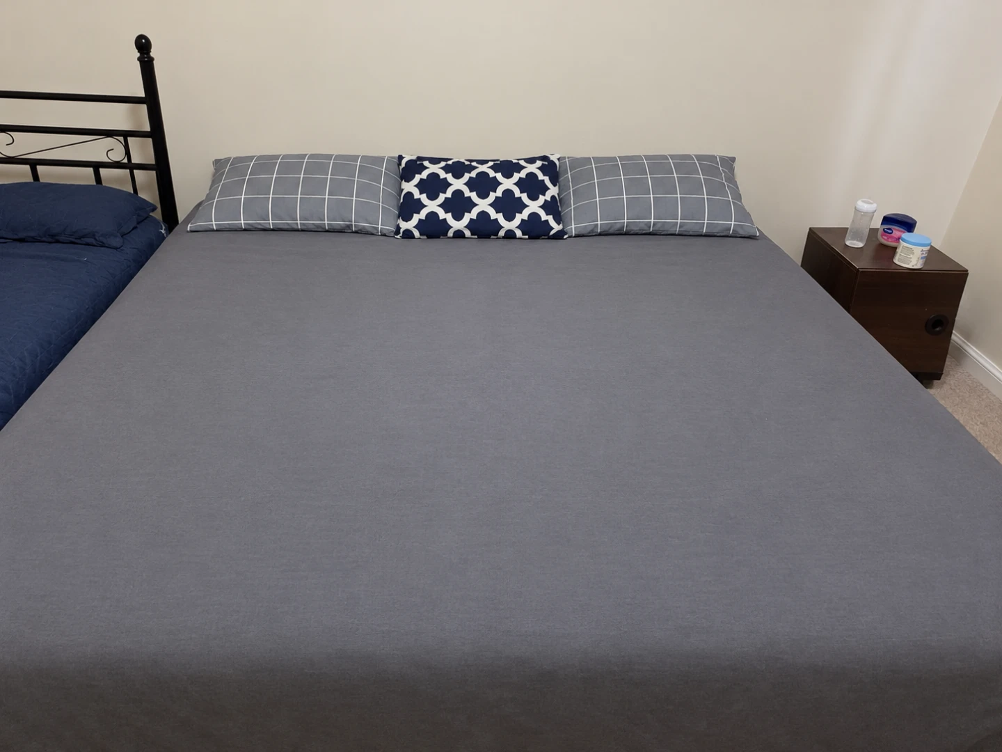 Aicehome King Hybrid Mattress and Ikea Nordli Bed