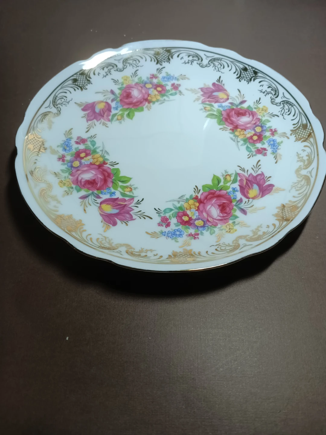 Vintage Floral Decorative Plate - photo 3