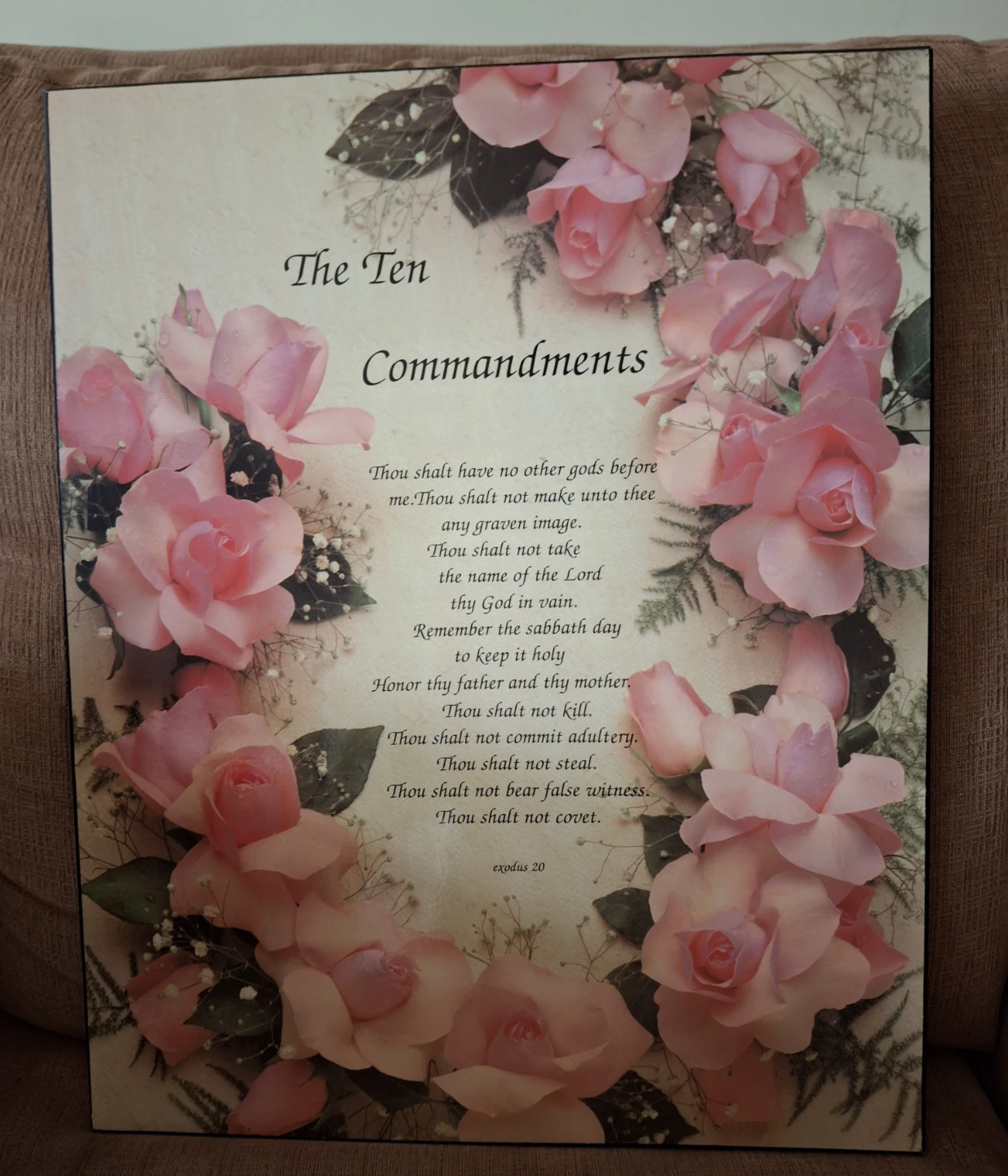 The Ten Commandments Wall Art