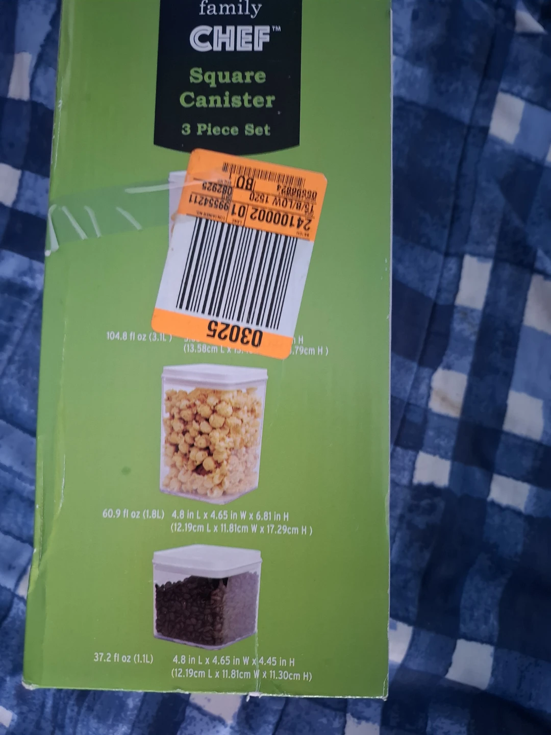 Family Chef Square Canister 3 Piece Set - photo 2