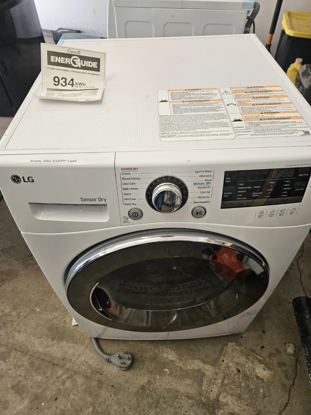 LG 24" washer and dryer set
