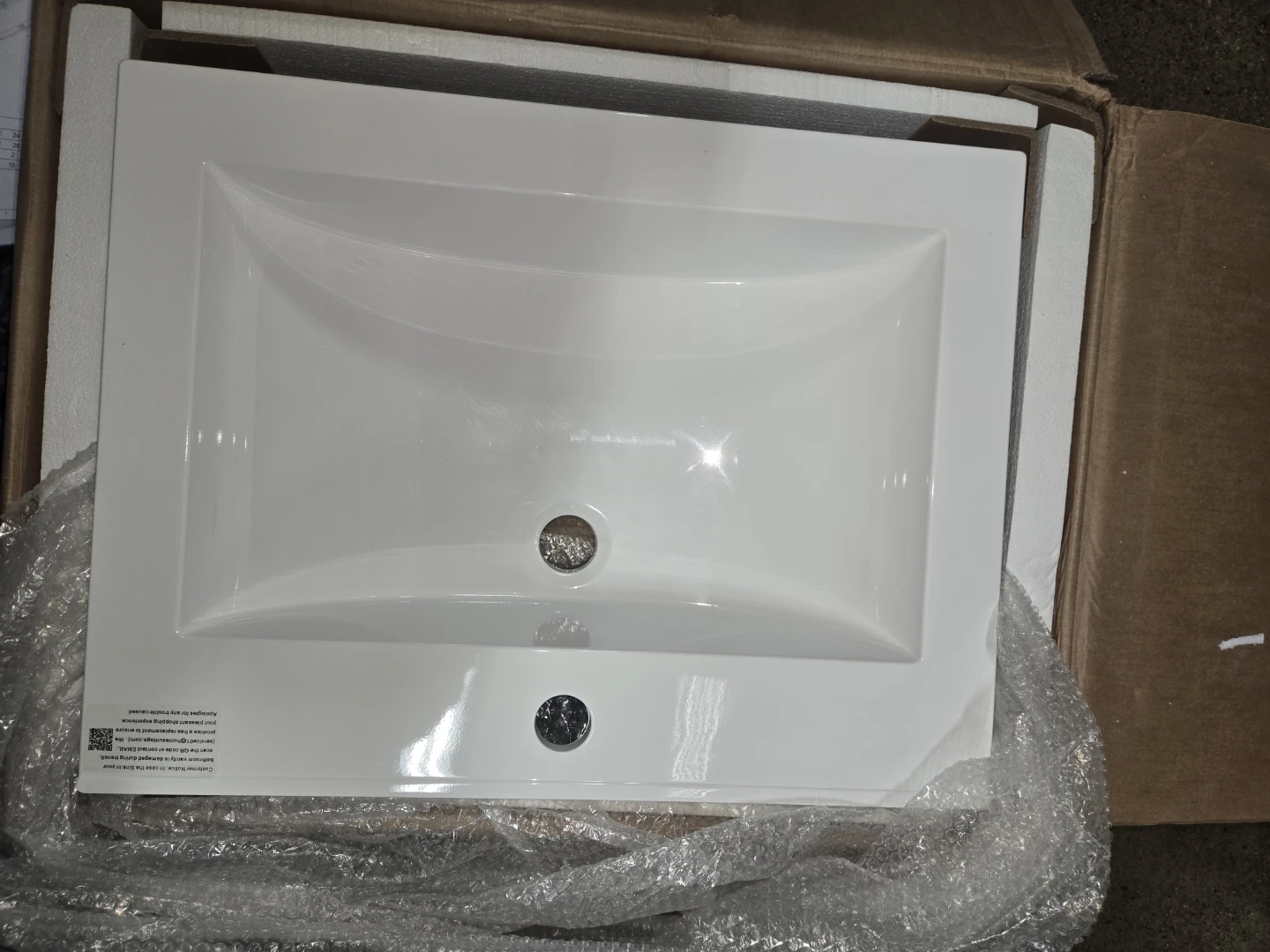 Suntage 24 inch White Bathroom Vanity Set - photo 3