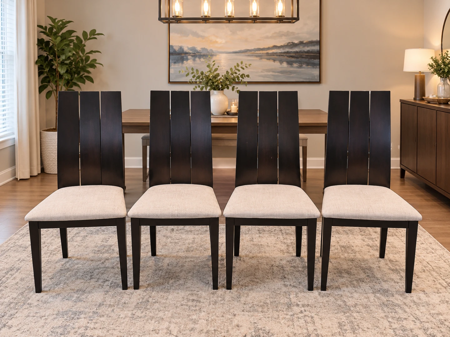 Set of 4 Dining Chairs