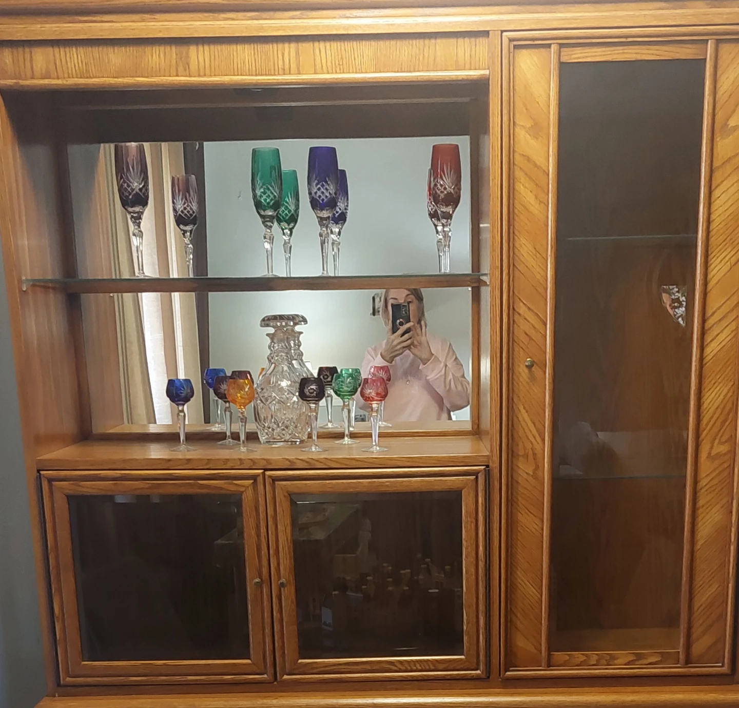 Oak China Cabinet