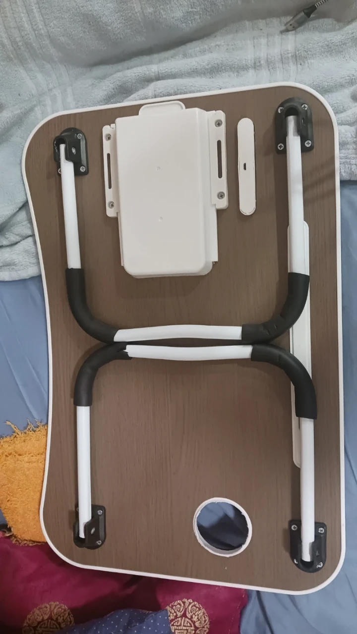 Foldable Laptop Desk with USB Accessories - photo 4