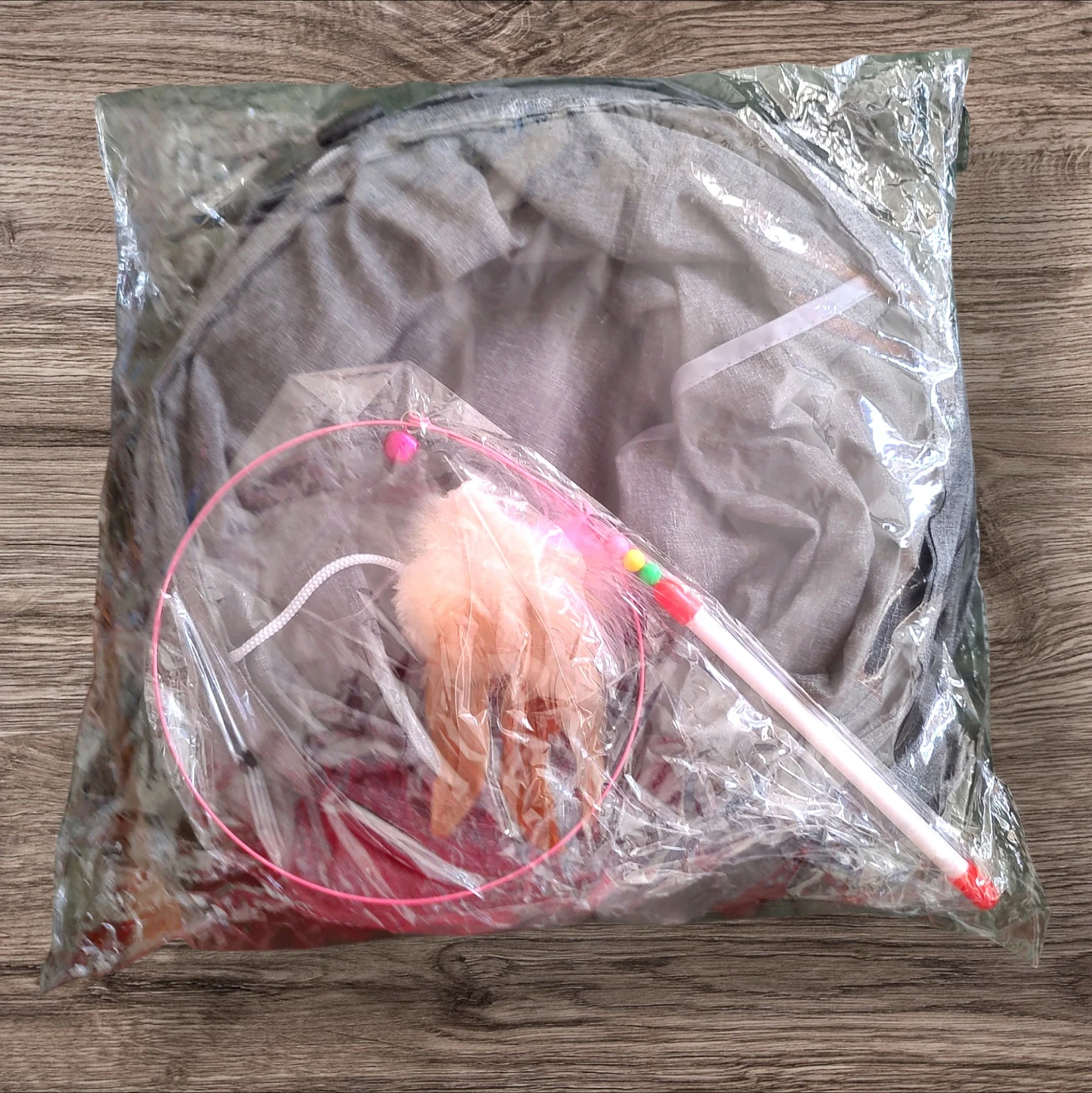 New Collapsible Cat Tunnel and Teaser Toy