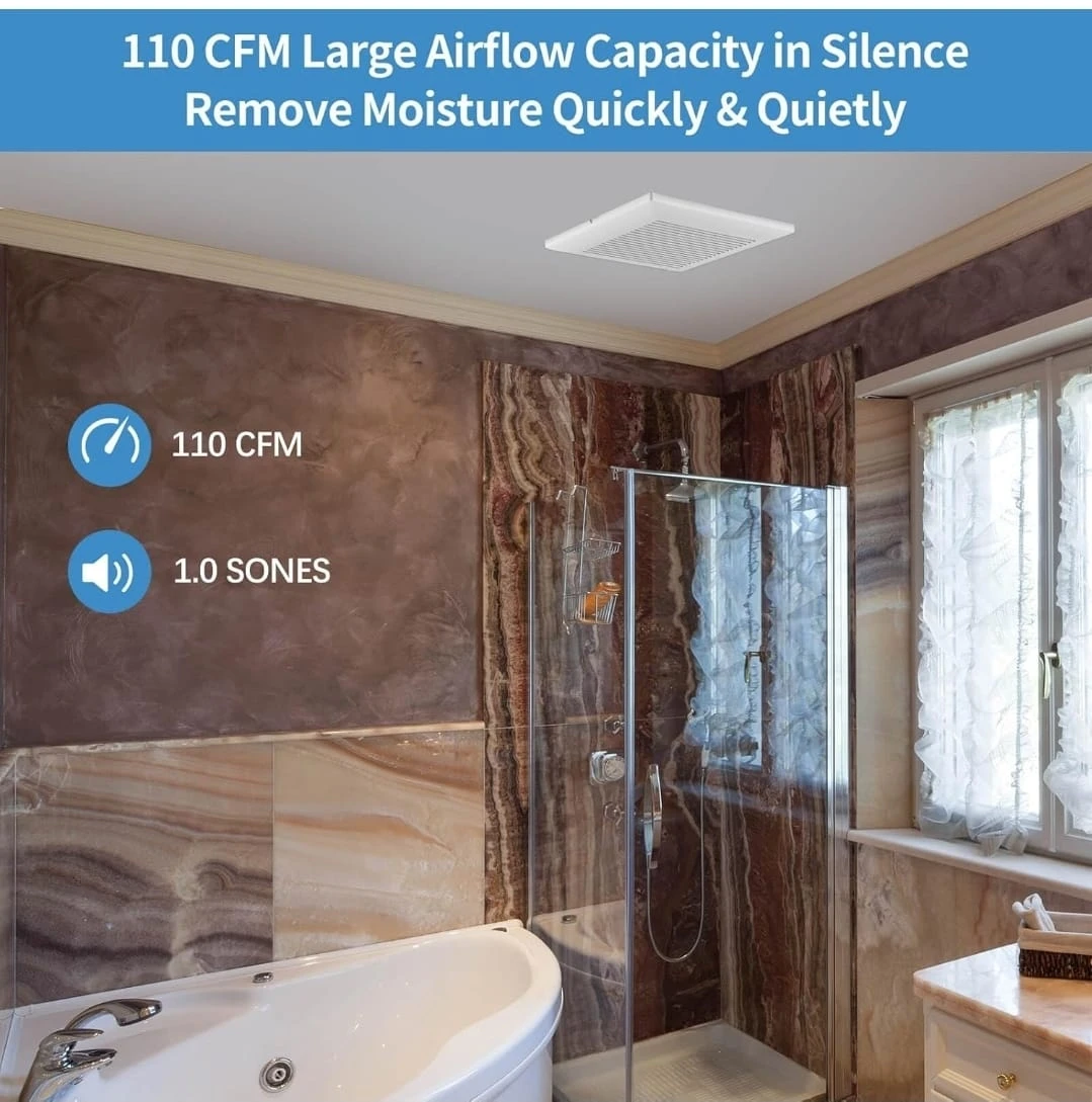 JOEAONZ Bathroom Exhaust Fan – 110 CFM - photo 5