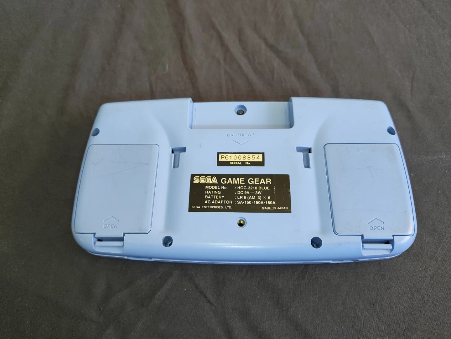 Rare Japanese Blue Sega Game Gear - photo 2