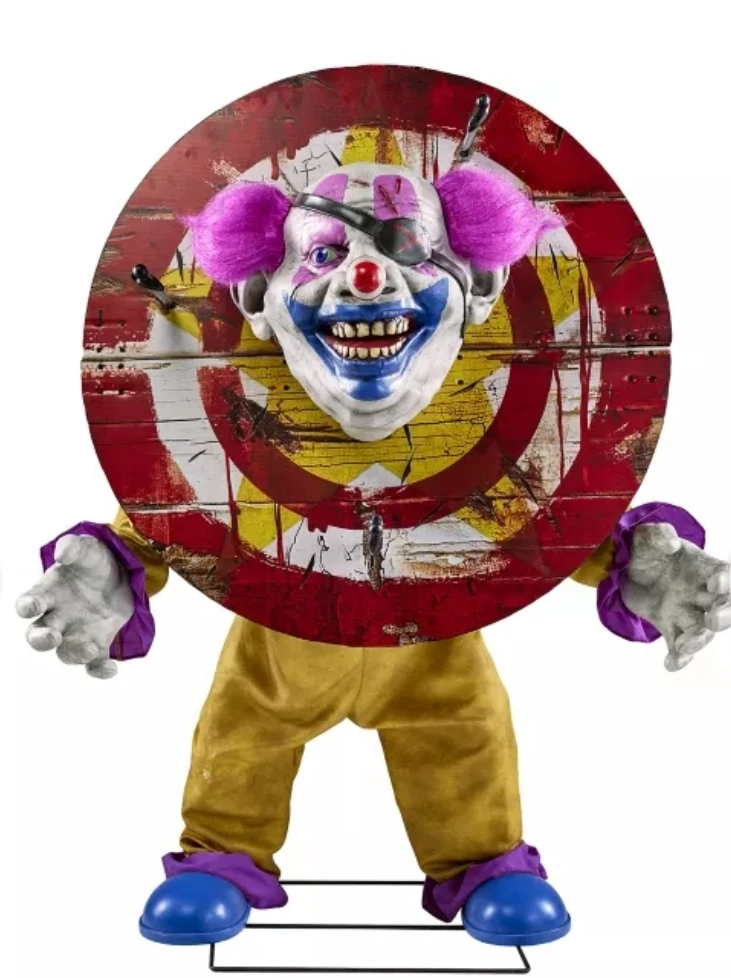 Spirit Halloween Bullseye Clown Animatronic - photo 2