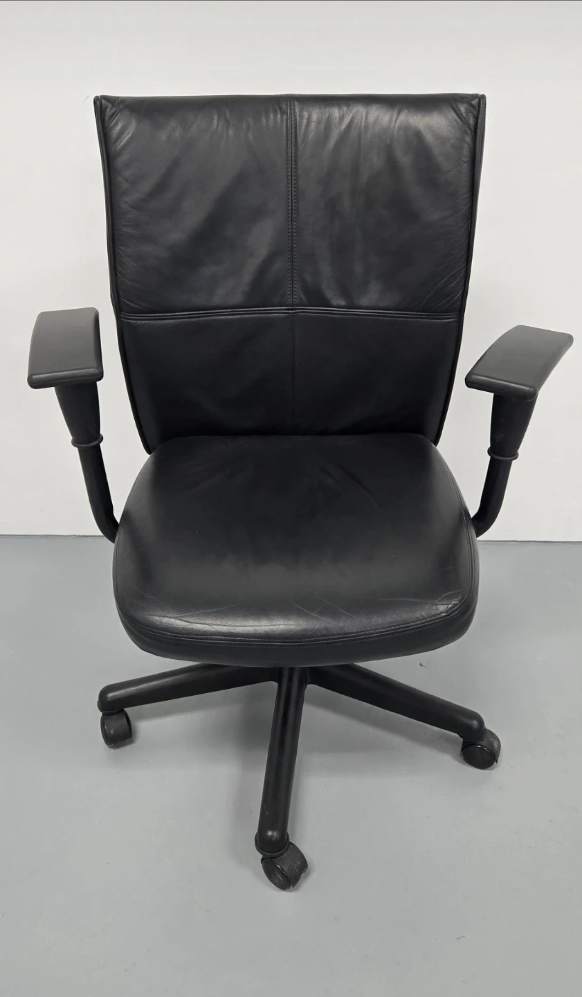 Black Leather Office Chair