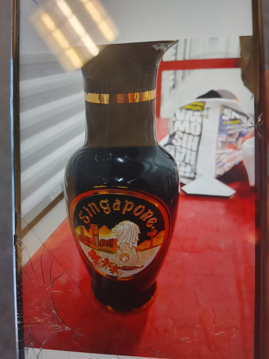 Chokin Singapore Decorative Vase