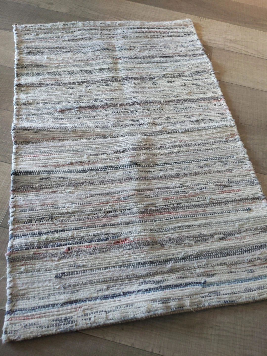 Woven Cotton Area Rug - photo 3