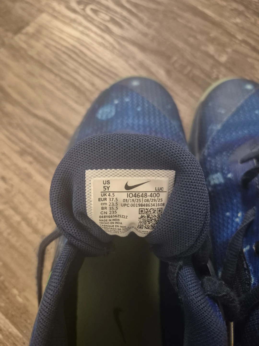 Nike LEGO Kids Space Shoes Size 5Y - photo 2