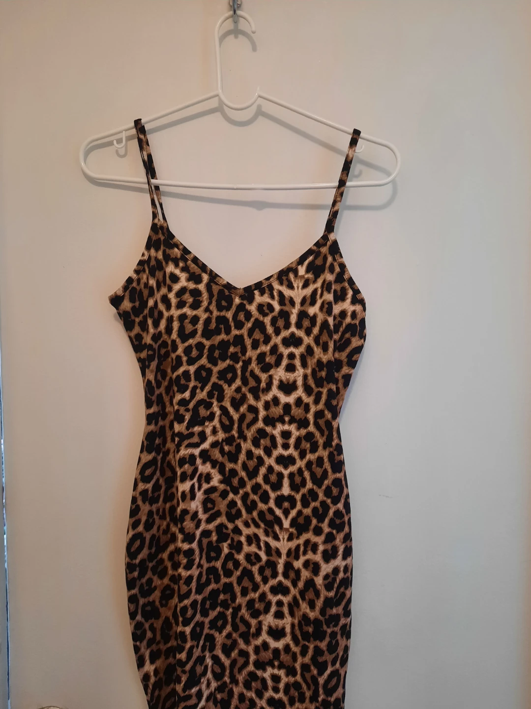Fashion Nova Leopard Print Slip Dress
