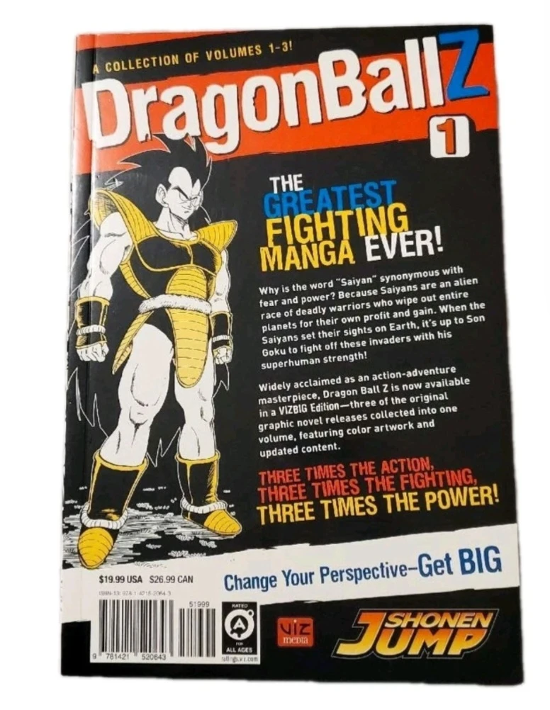 Dragon Ball Z Vol. 1 Three in One Manga - photo 2