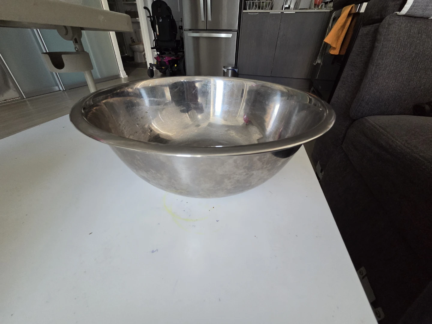 Large Stainless Steel Mixing Bowl - photo 2