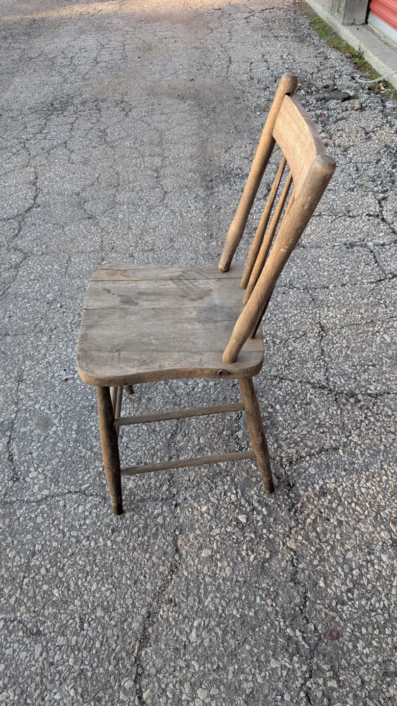 Vintage Solid Wood Chair - photo 2