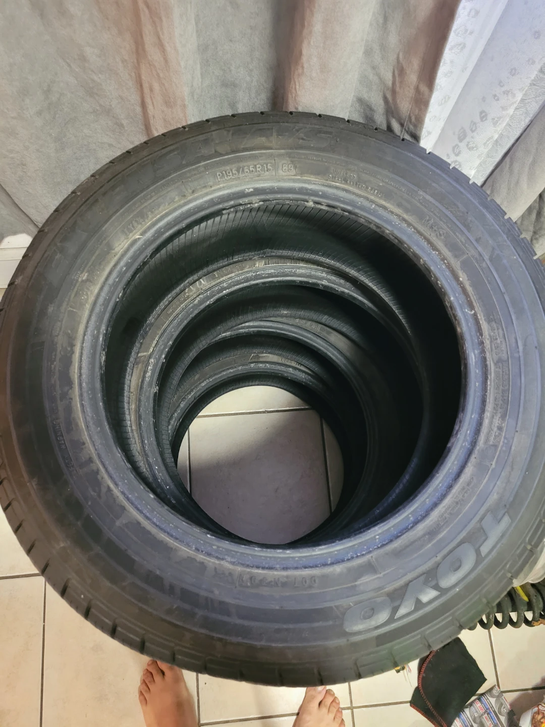 Set of 4 Toyo Tires P195/65R15 - photo 2