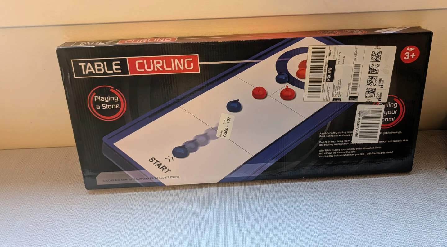 Brand New in Box Table Curling Game Toy