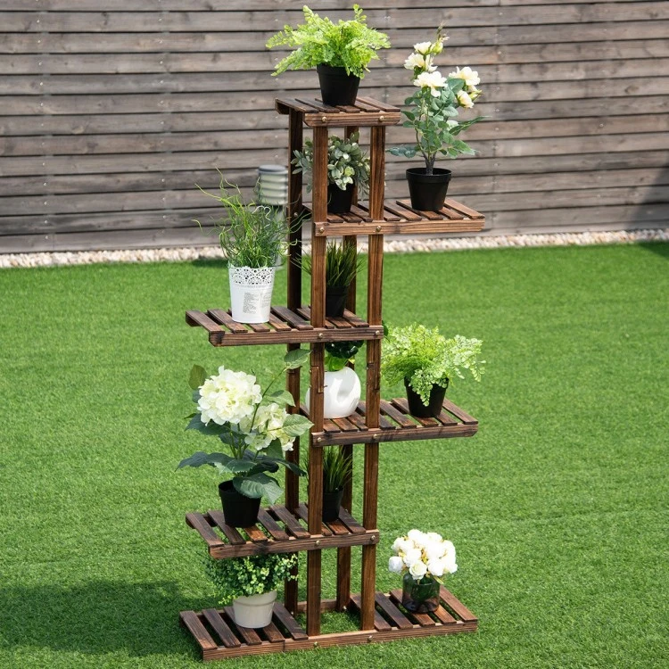 6 Tier Wooden Plant Stand - photo 2