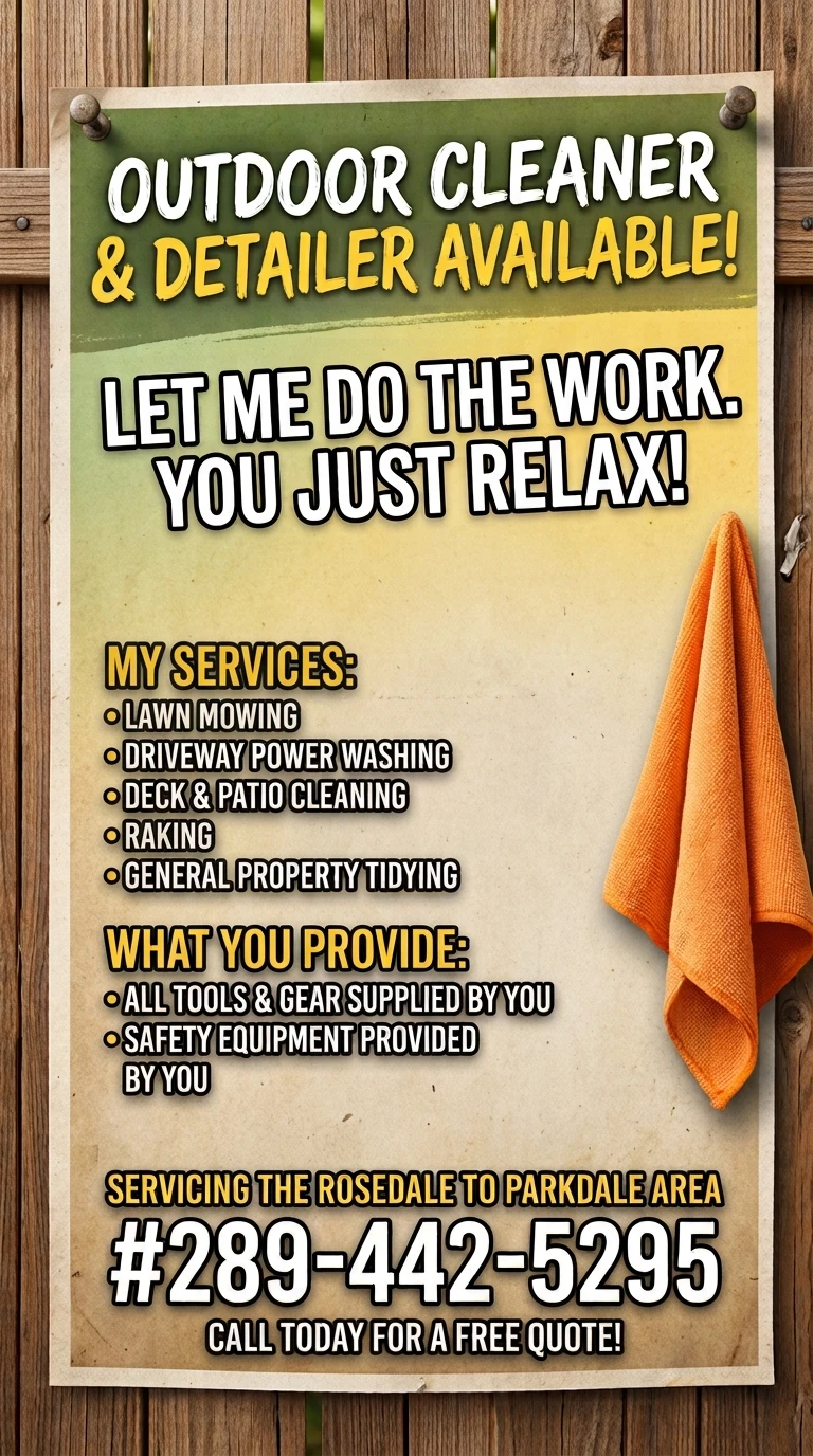 Handyman For Hire!