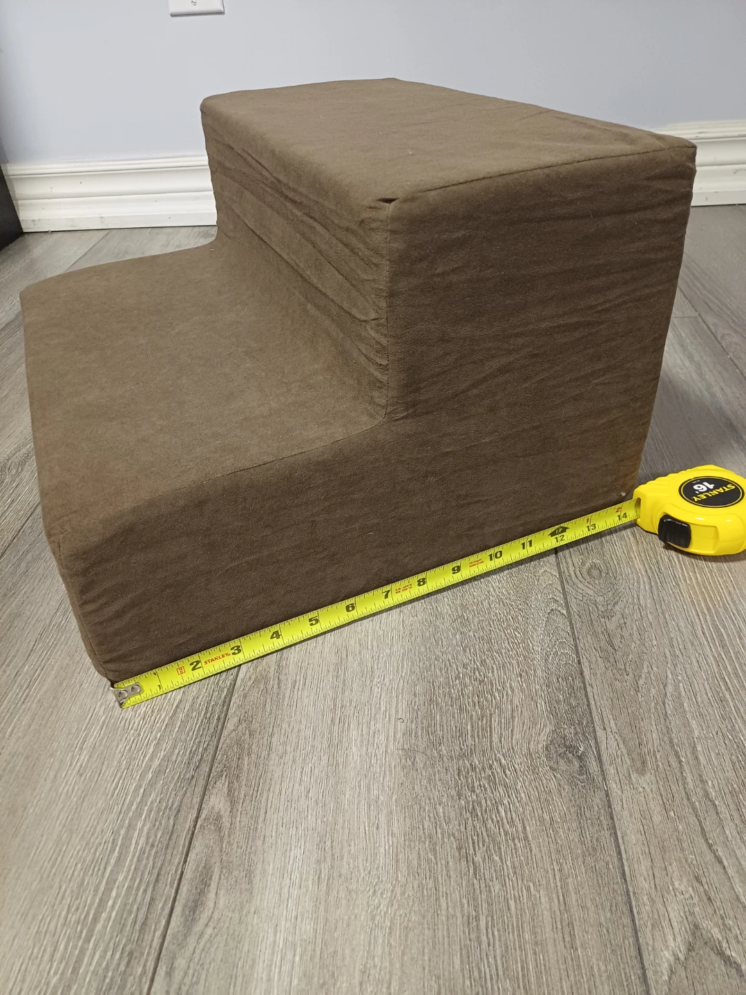 Brown foam pet stairs (2 steps) - photo 3