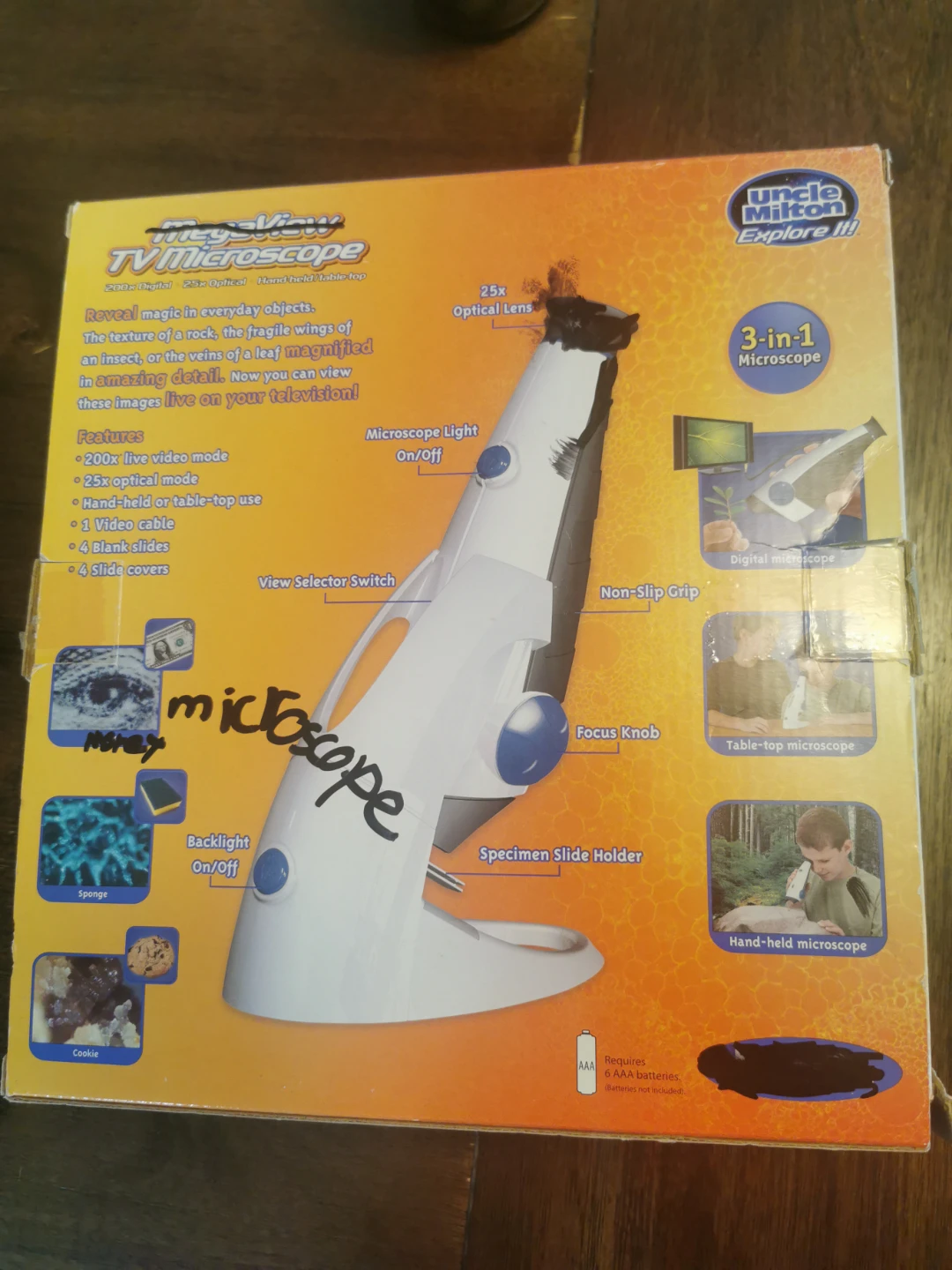 Uncle Milton MegaView TV Microscope - photo 2