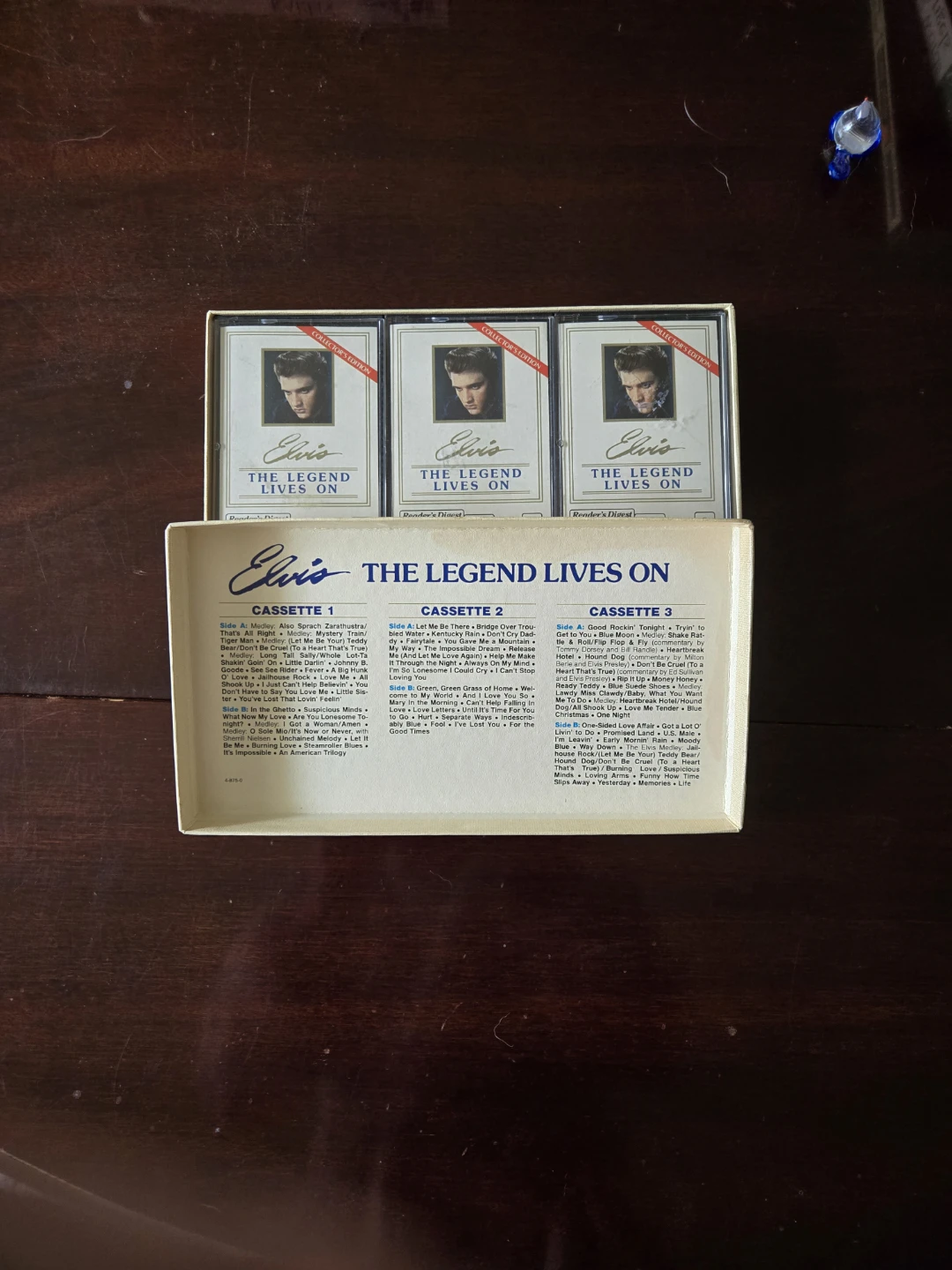 Vintage Elvis Presley: The Legend Lives On 3-Cassette Box Set - photo 2