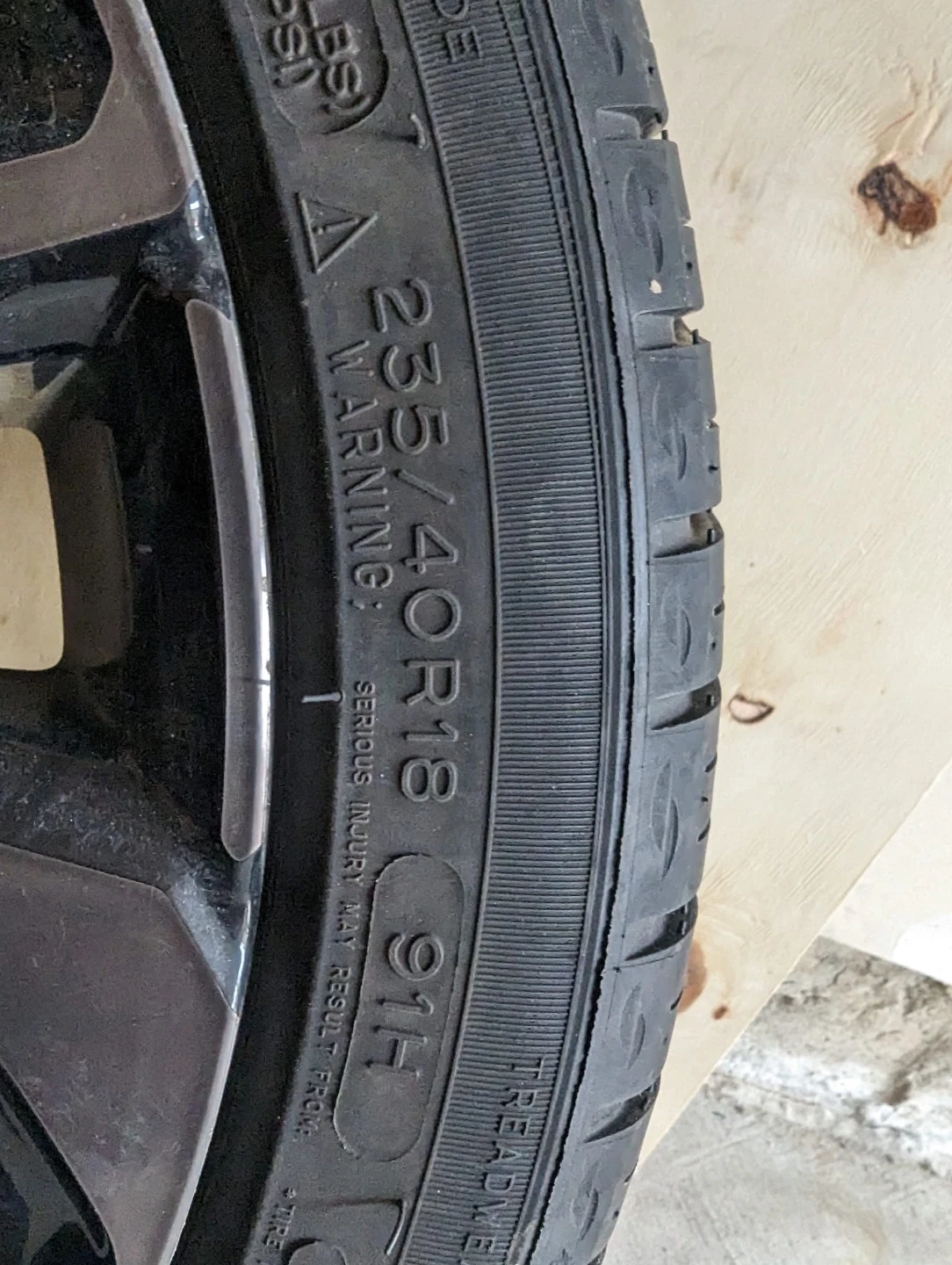Michelin Primacy Tire with Honda Rim 235/40R18 - photo 2