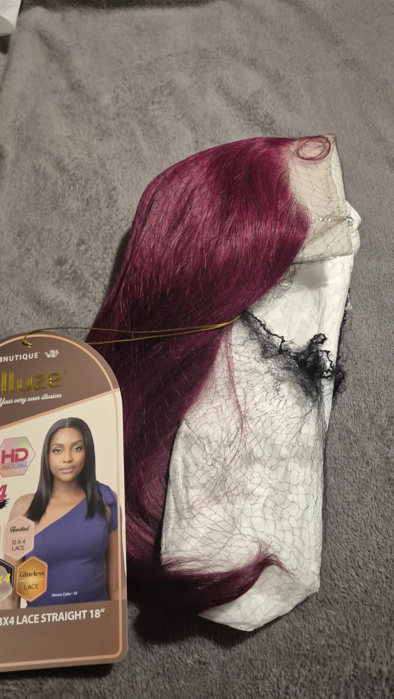 Nutique Illuze 13x4 Lace Front Wig 18 inch Burgundy - photo 4