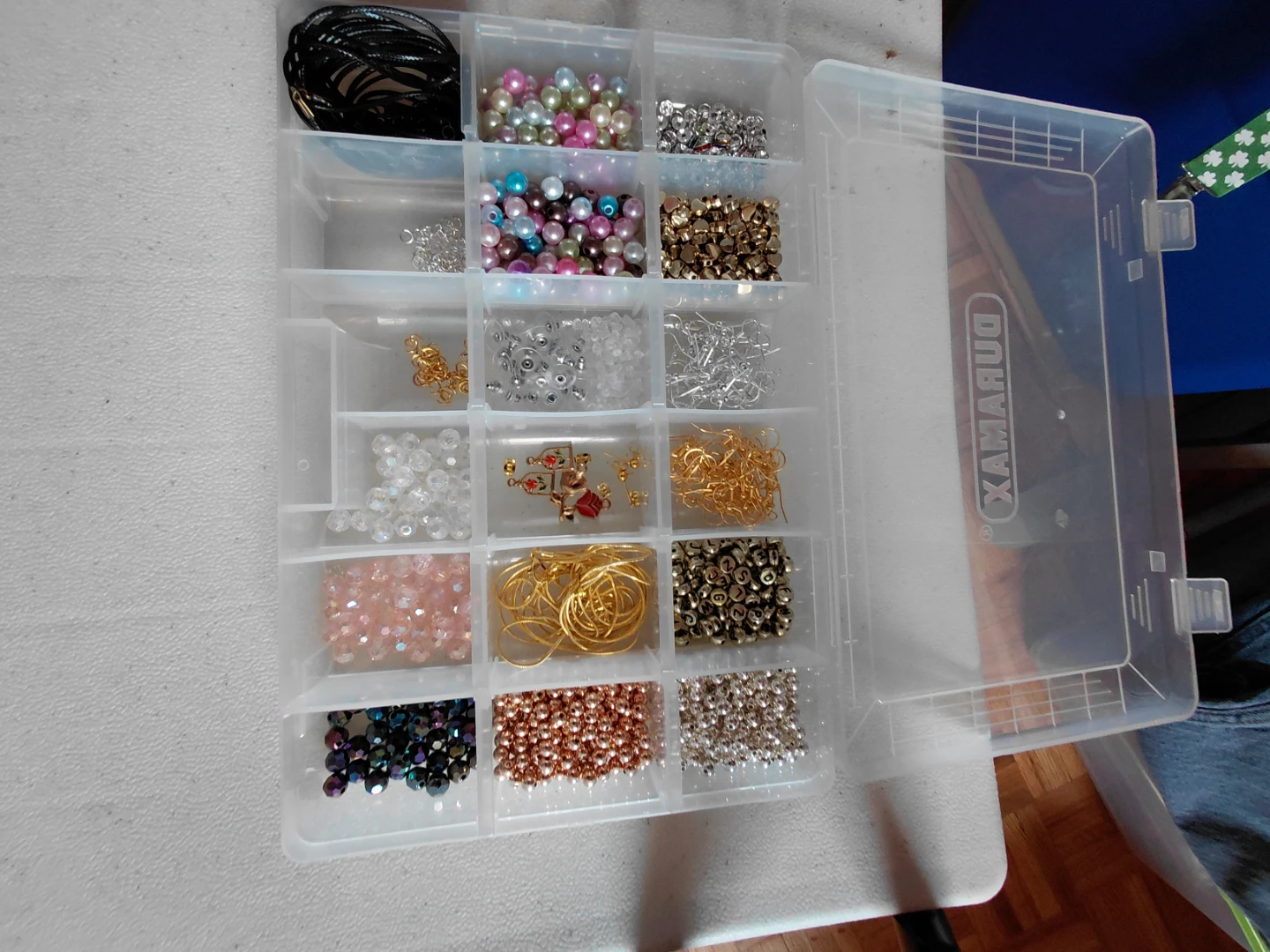 Assorted Jewelry Making Supplies and Finished Pieces