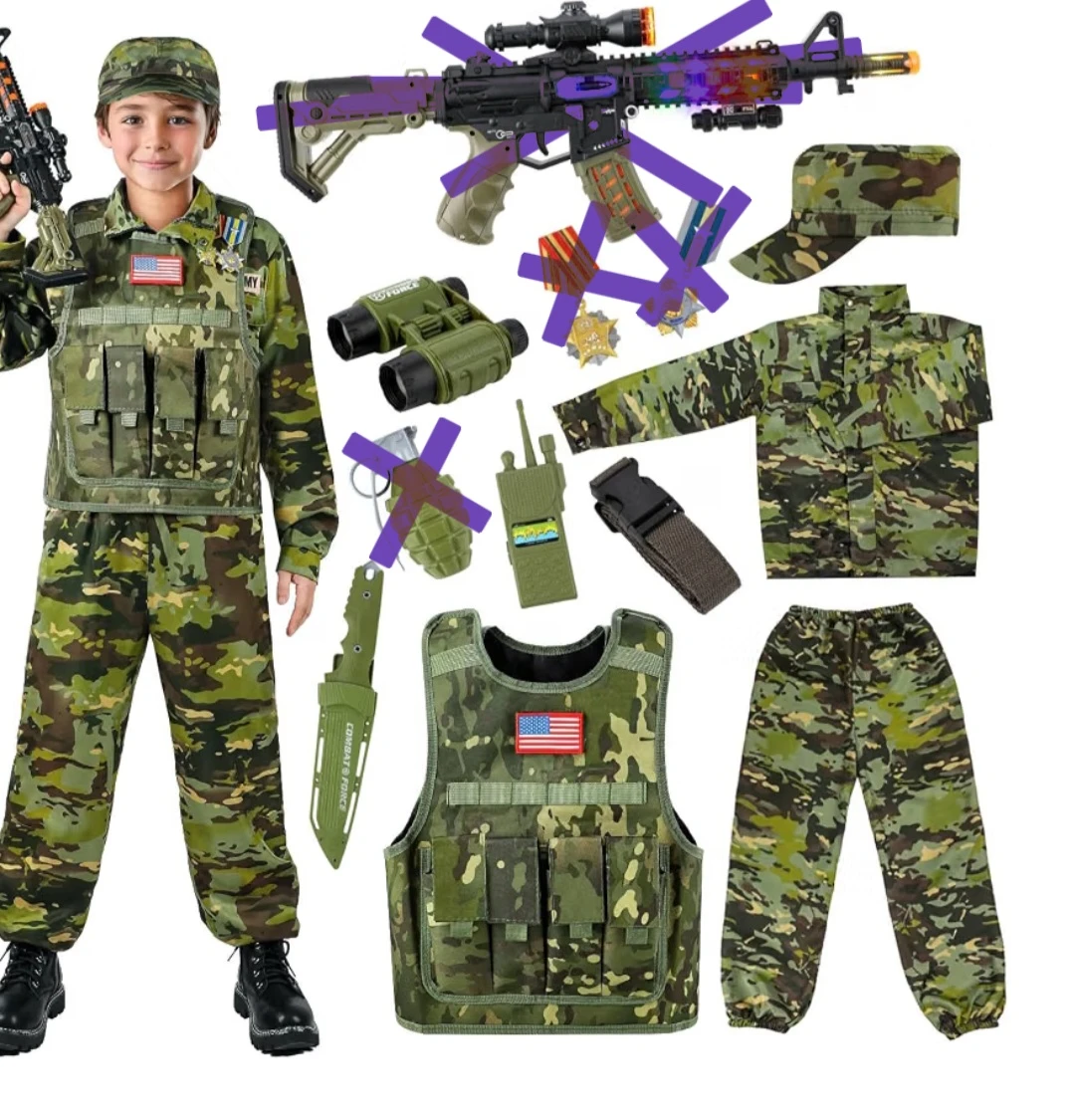 Kids Army Costume