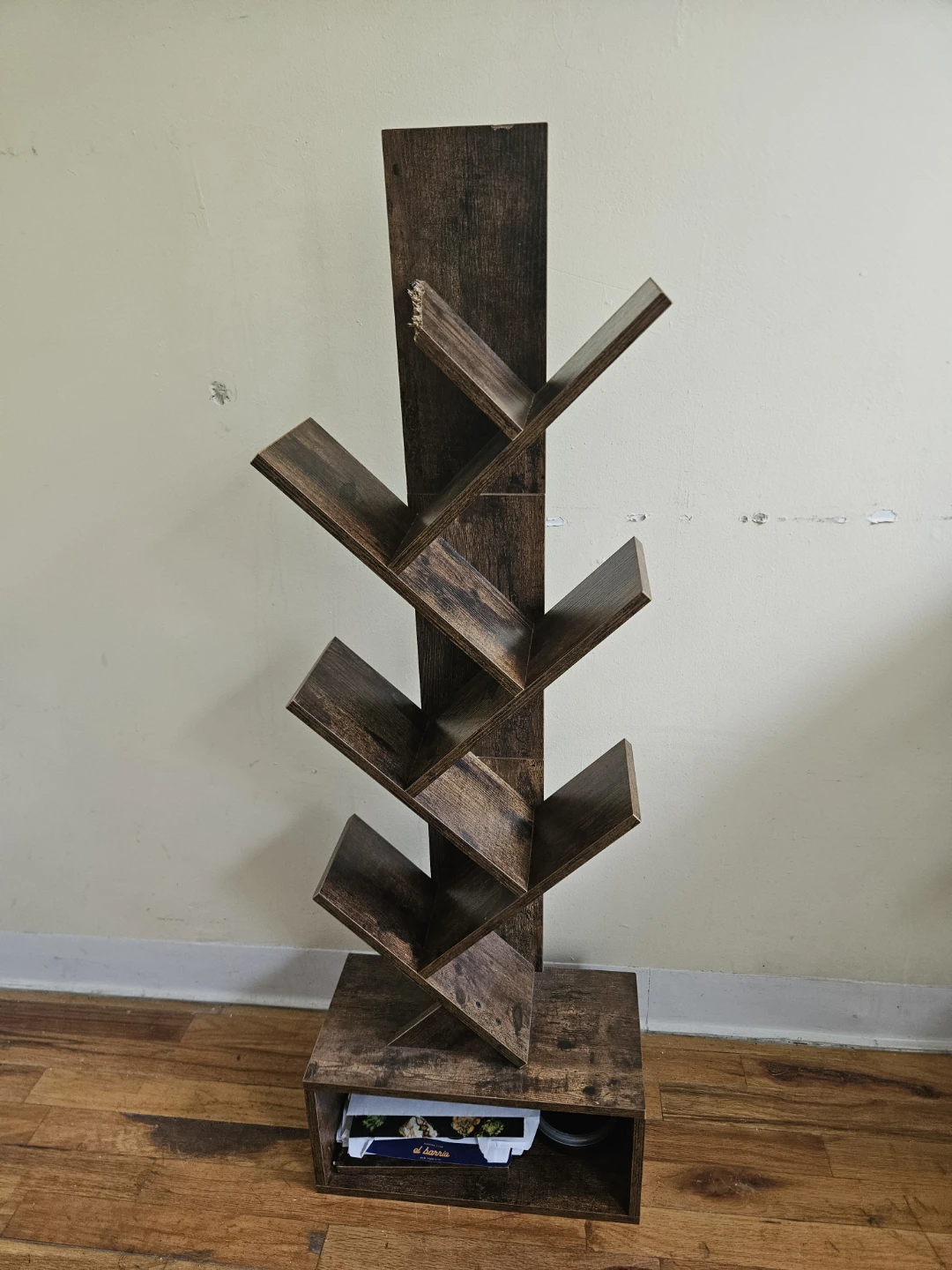 Rustic Tree Bookshelf