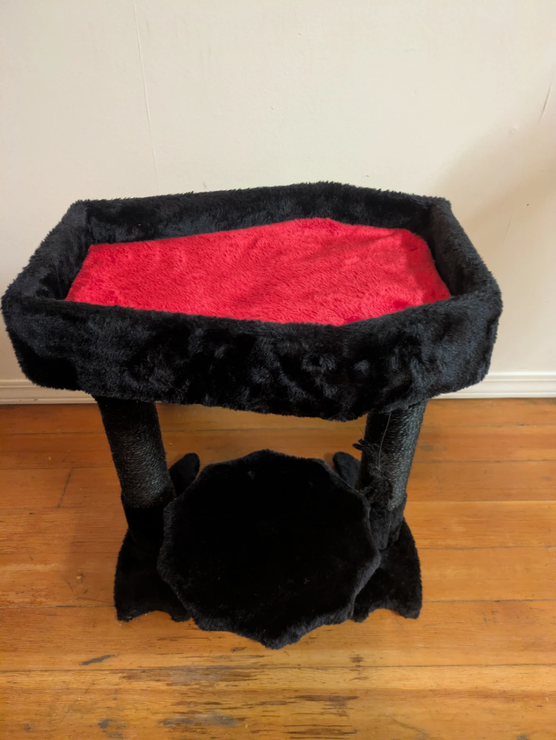 Coffin-Shaped Cat Bed and Scratching Post