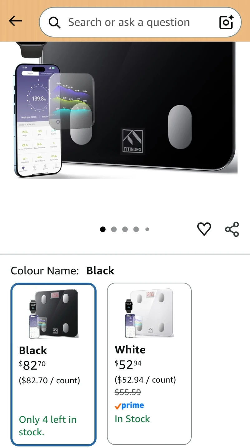 FITINDEX Bluetooth Body Scale - photo 3