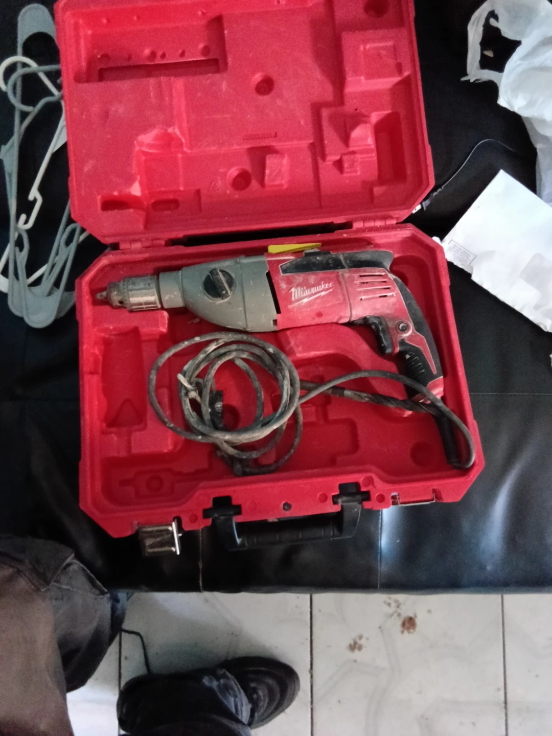 Milwaukee Corded Drill with Case