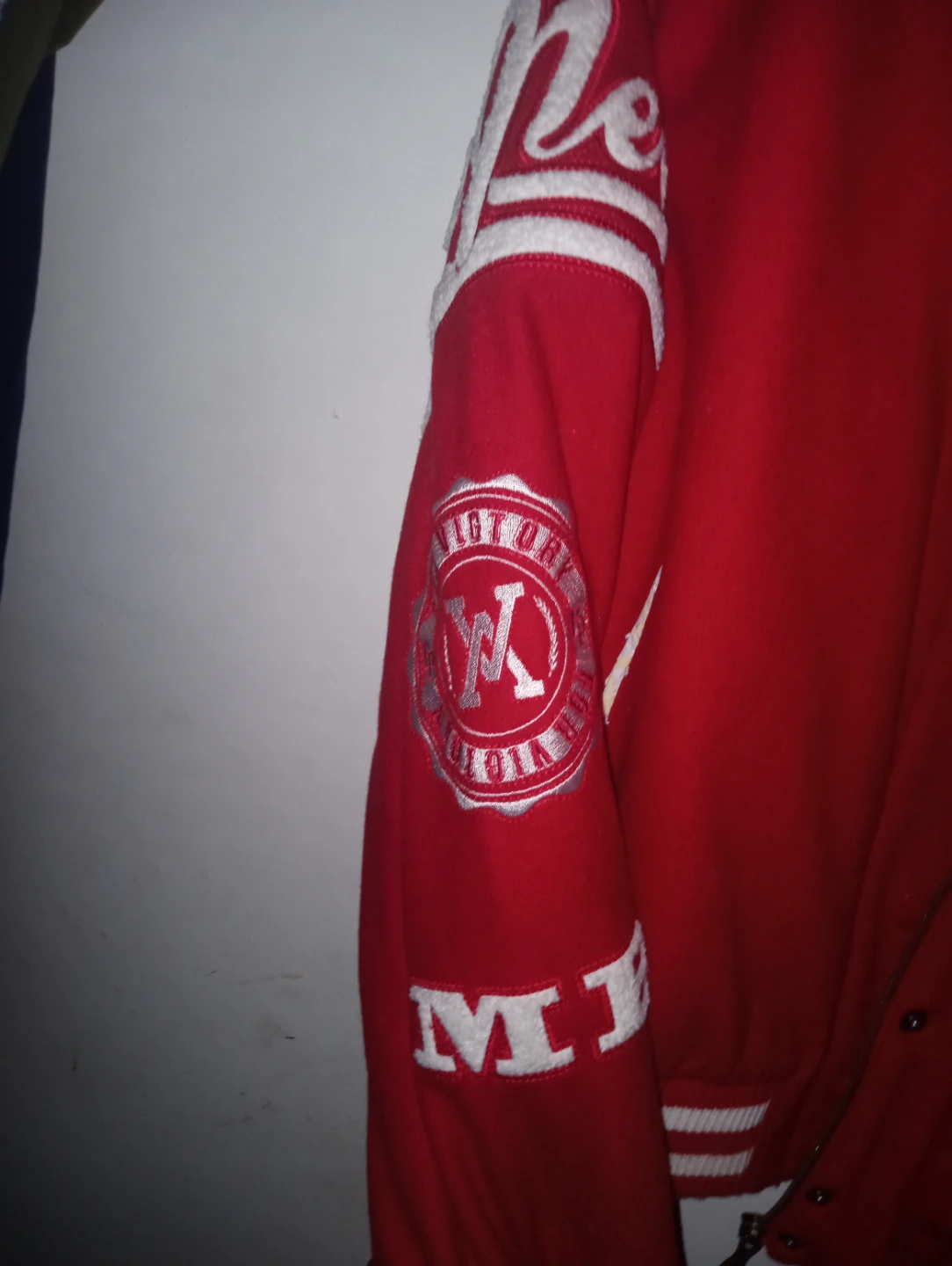 Ladies Pelle Pelle Red Varsity style Jacket - photo 5