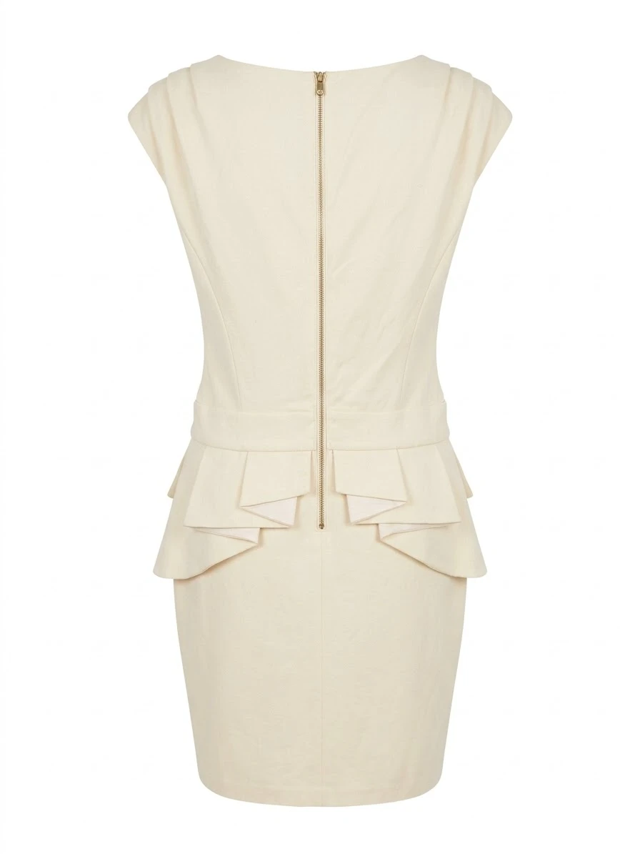Ted Baker Cream Peplum Dress - photo 2