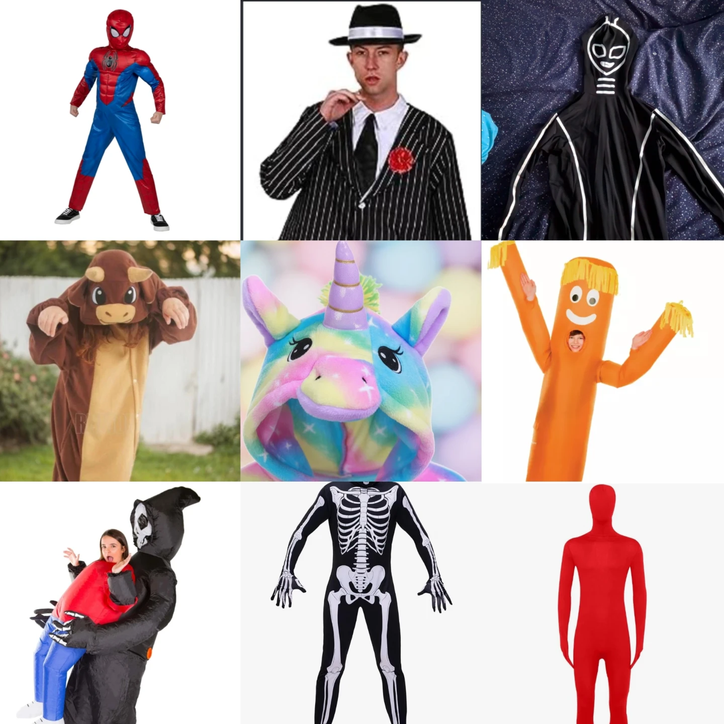 Selection of Halloween Costumes