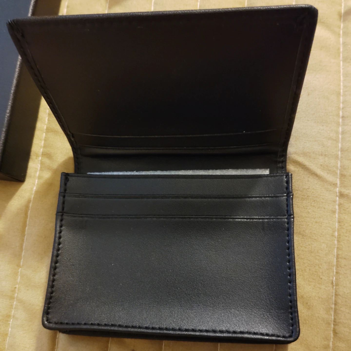 Breed Black Leather Card Holder Wallet - photo 3
