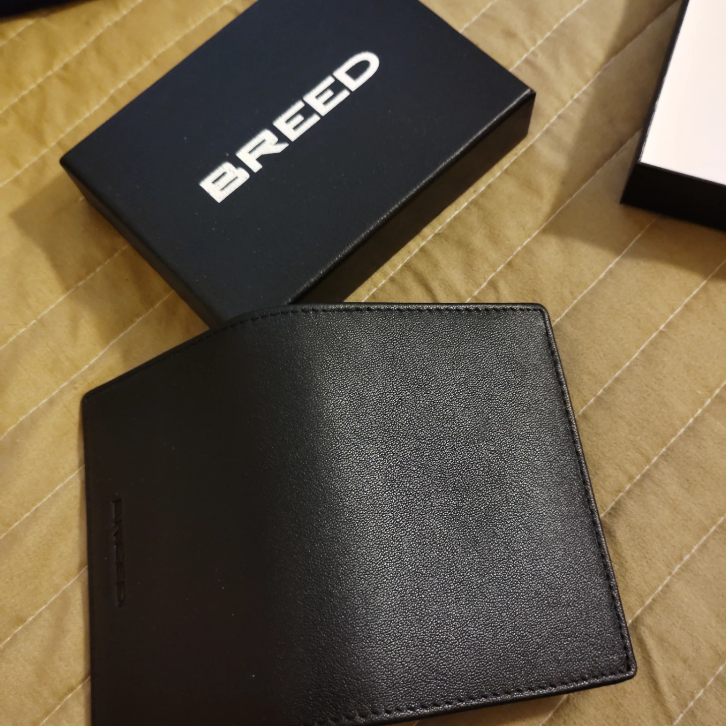 Breed Black Leather Card Holder Wallet - photo 4