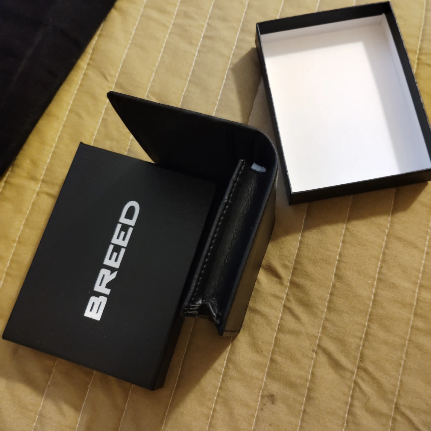 Breed Black Leather Card Holder Wallet - photo 5