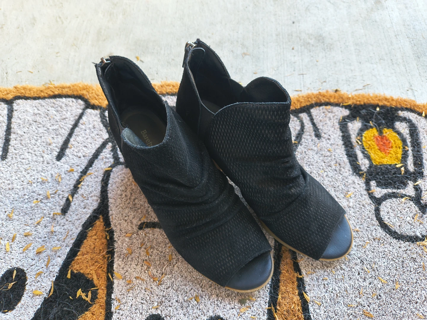 Baretraps Iree Black Peep-Toe Booties - photo 2