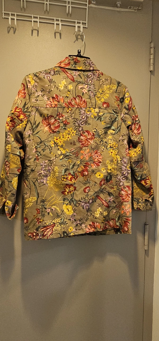 H&M Floral Utility Jacket - photo 5