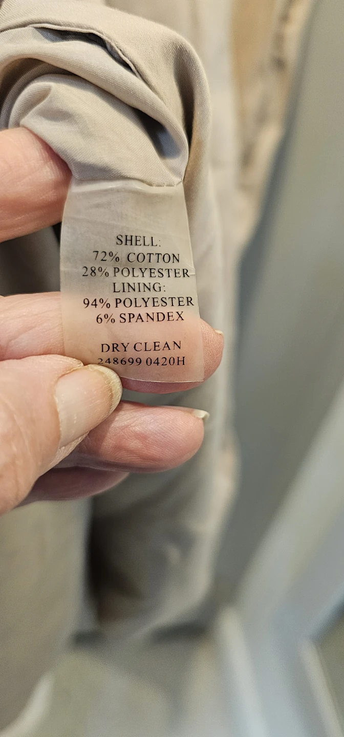 Ann Taylor Sleeveless Trench Dress - Beige - photo 3