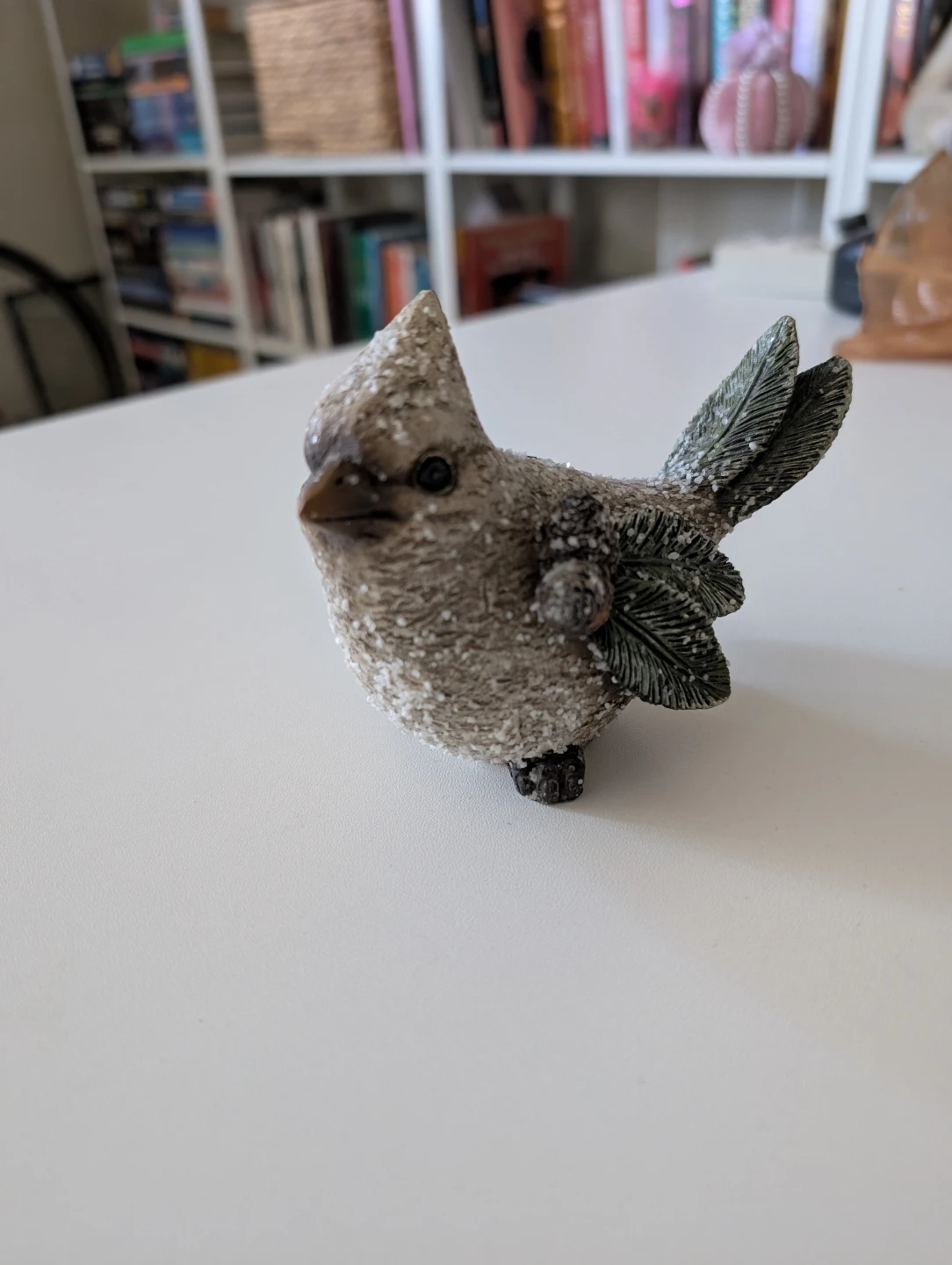 Winter Bird Figurine