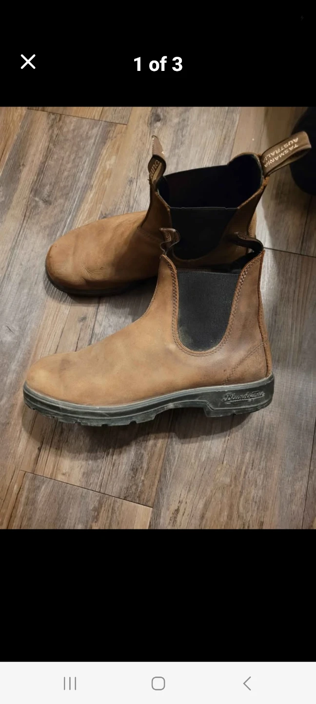 Blundstone size 8.5 ..equivalent  to men's 9 or womens 11