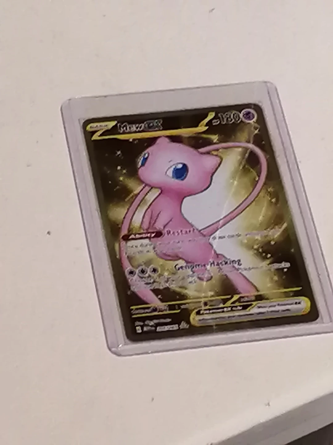 Pokemon Mew ex Gold Rare Card