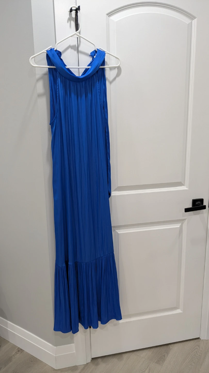 Royal Blue Sleeveless Maxi Dress