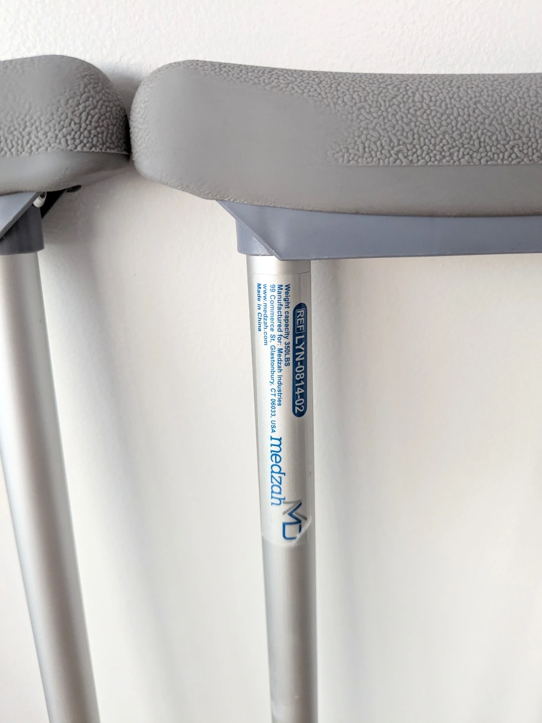 Medzah Adjustable Aluminum Crutches - photo 2